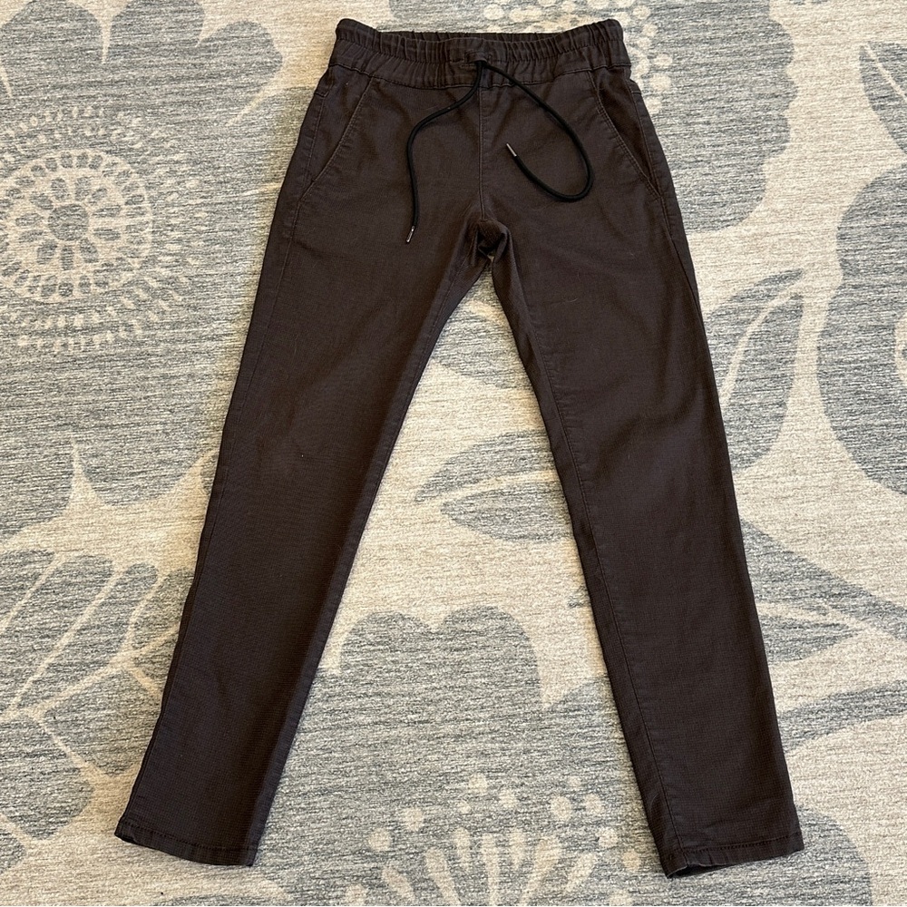 Bevy Flog Pants Women's Size 24 (26x27) Shelly Check Grid Drawstring